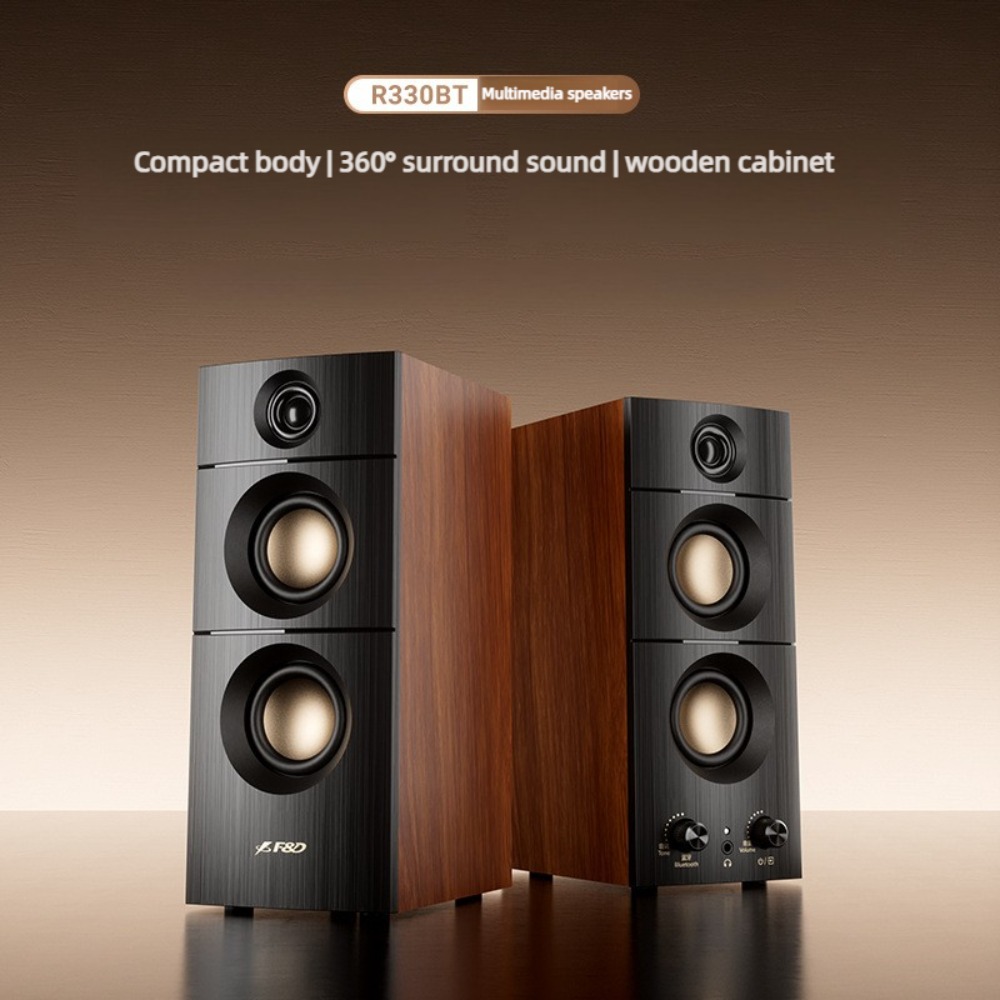 Audio Music Spotify - R330BT 액티브 2.0 데스크탑 블루투스 스피커
