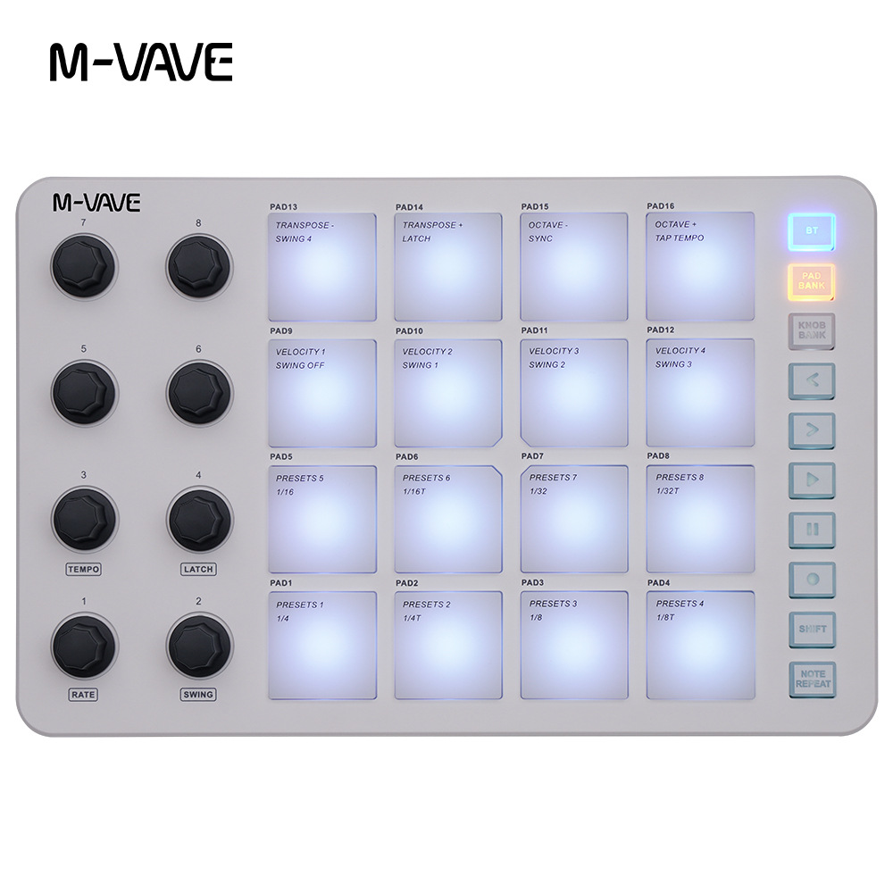 M-Vave Smc-Pad 무선 미디 패드 컨트롤러 – - Midi Controller Pad 리뷰 및 가격