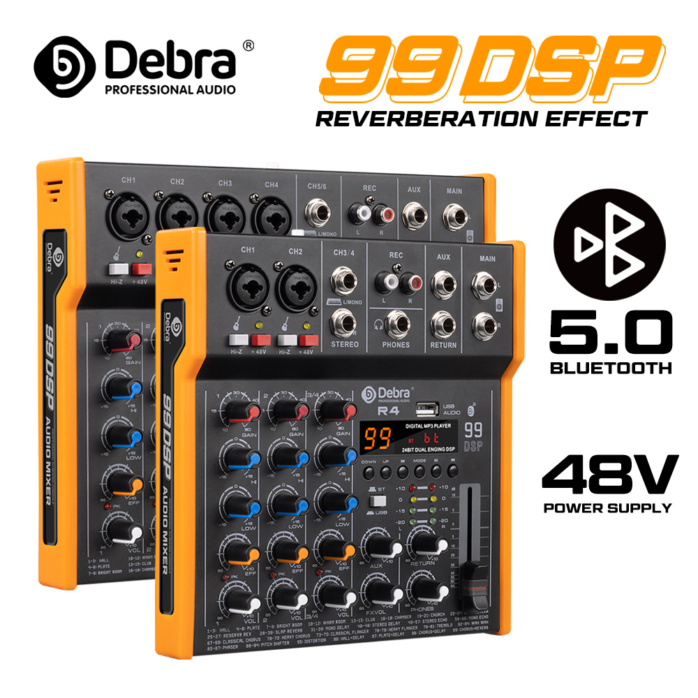 Debra R4/R6 6채널 멀티 오디오 믹서 99DS - Audio Music Dj 리뷰 및 가격
