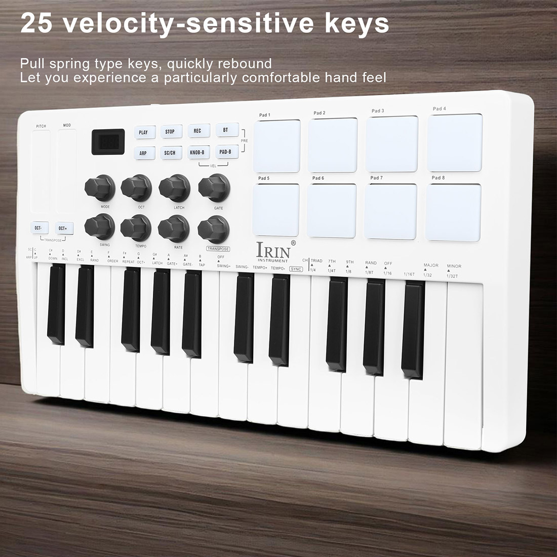 SMK-25 휴대용 키보드, MIDI 컨트롤러, 블루투 - Midi Controller Pad 리뷰 및 가격